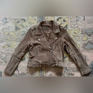 BLANKNYC Suede Moto Jacket
